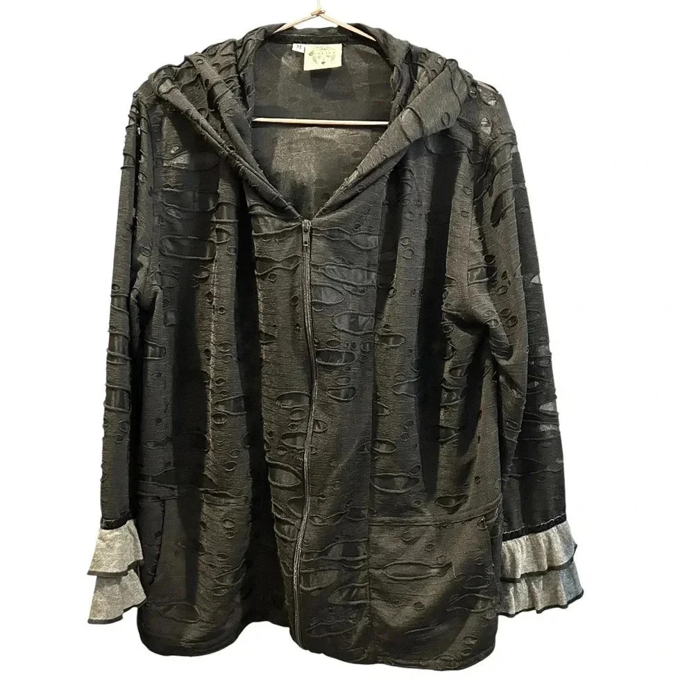 Papike People zip up hoodie Size M